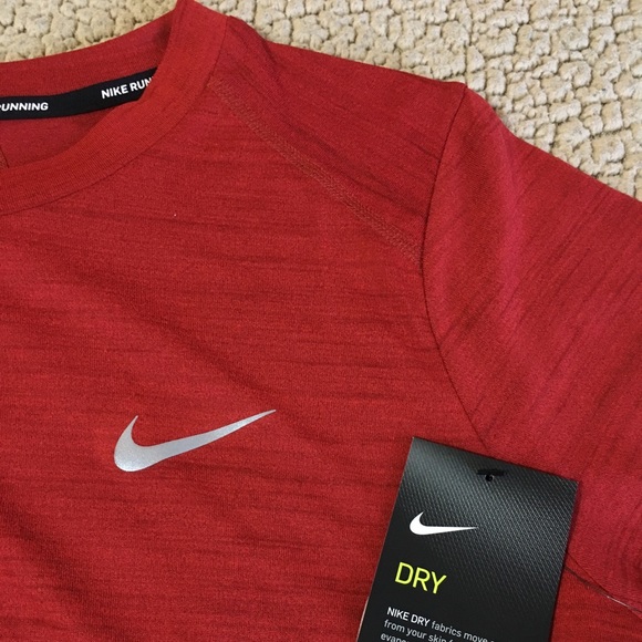 Nike Miler Women Short-Sleeve Slub Running T-Shirt - Picture 2 of 7